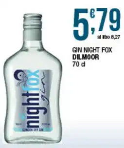 Maxi Sidis GIN NIGHT FOX DILMOOR offerta