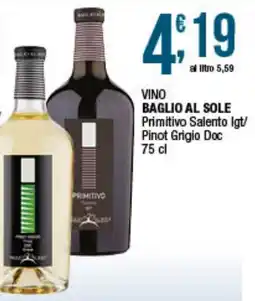 Maxi Sidis Vino Baglio al Sole offerta