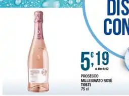Maxi Sidis Prosecco Millesimato Rosé Tosti offerta