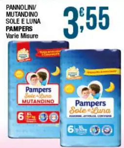 Maxi Sidis Pannolini Mutandino Sole e Luna Pampers offerta
