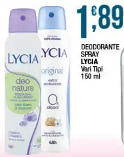 Maxi Sidis DEODORANTE SPRAY LYCIA offerta