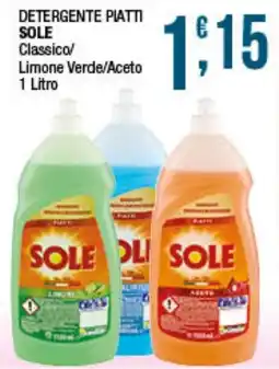 Maxi Sidis Detergente piatti Sole offerta