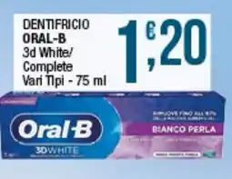 Maxi Sidis DENTIFRICIO ORAL-B 3d White/Complete offerta