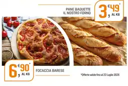 Supermercati Dok PANE BAGUETTE IL NOSTRO FORNO offerta