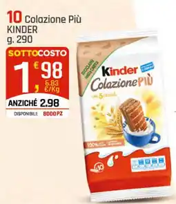 Supermercati Dok Kinder Colazione Più offerta