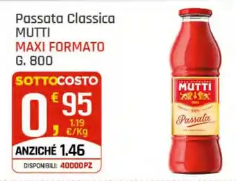 Supermercati Dok Passata Classica MUTTI offerta