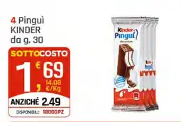 Supermercati Dok Kinder Pinguì offerta