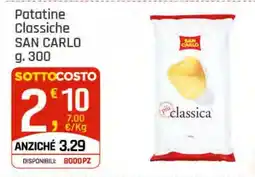 Supermercati Dok Patatine Classiche SAN CARLO offerta