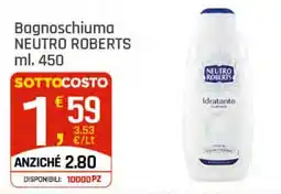 Supermercati Dok Bagnoschiuma NEUTRO ROBERTS offerta
