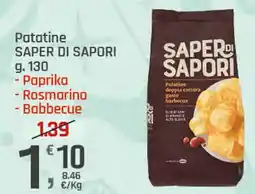 Supermercati Dok Patatine Saper di Sapori offerta