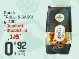 Supermercati Dok Snack TRULLI & SASSI offerta