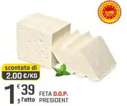 Supermercati Dok FETA D.O.P. PRESIDENT offerta