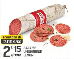 Supermercati Dok Salame Ungherese Levoni offerta