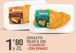 Supermercati Dok Cotolette SELEX offerta