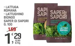 Supermercati Dok Lattuga romana, lattughino biondo Saper di Sapori offerta