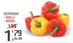Supermercati Dok PEPERONI - GIALLI - ROSSI offerta