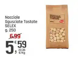 Supermercati Dok Nocciole Sgusciate Tostate Selex offerta