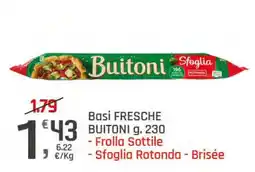 Supermercati Dok Basi FRESCHE BUITONI offerta