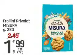 Supermercati Dok Biscotti di Cioccolato MISURA PRIVOLAT offerta