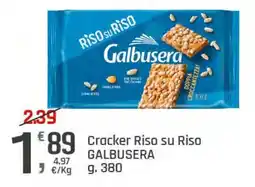 Supermercati Dok Cracker Riso su Riso GALBUSERA offerta