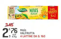 Supermercati Dok Mais VALFRUTTA offerta