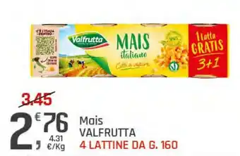 Supermercati Dok Mais VALFRUTTA offerta