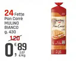 Supermercati Dok 24 Fette Pan Carrè Mulino Bianco offerta