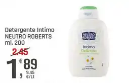 Supermercati Dok Detergente Intimo NEUTRO ROBERTS offerta