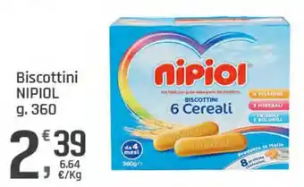 Supermercati Dok Biscottini NIPIOl offerta