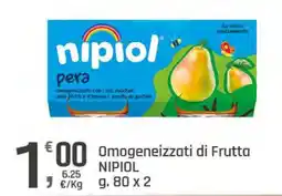 Supermercati Dok Omogeneizzati di Frutta NIPIOl offerta