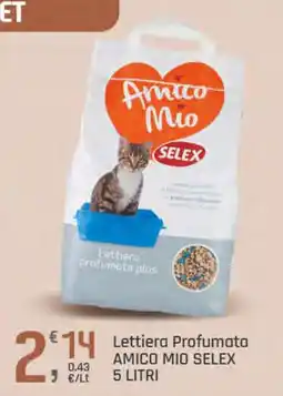Supermercati Dok Lettiera Profumata AMICO MIO SELEX offerta