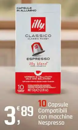 Supermercati Dok Capsule in alluminio illy Classico offerta