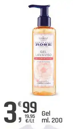 Supermercati Dok Acqua Alle Rose Gel Lavaviso Illuminante offerta