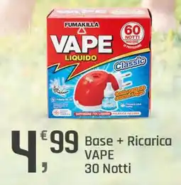 Supermercati Dok FUMAKILLA VAPE LIQUIDO Classic offerta