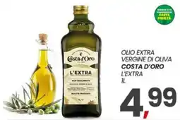 Interspar Olio extra vergine di oliva Costa d'Oro L'Extra offerta