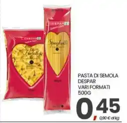 Interspar Pasta di semola Despar offerta