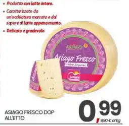 Interspar Asiago Fresco Dop offerta