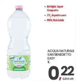 Interspar ACQUA NATURALE SAN BENEDETTO EASY offerta