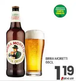 Interspar Birra Moretti offerta