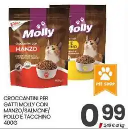 Interspar Crocchettini per gatti Molly offerta