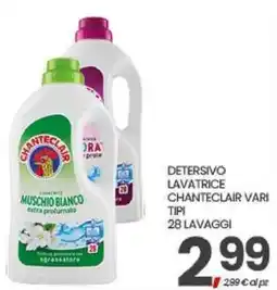 Interspar Detersivo lavatrice Chanteclair vari tipi offerta