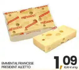 Interspar EMMENTAL FRANCESE PRESIDENT ALL'ETTO offerta