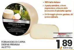 Interspar Formaggio di capra Despar Premium offerta