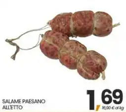 Interspar Salame Paesano offerta