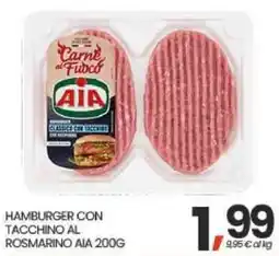 Interspar HAMBURGER CON TACCHINO AL ROSMARINO AIA offerta