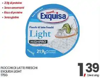 Interspar Fiocchi di latte freschi Exquisa Light offerta