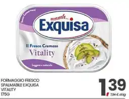 Interspar FORMAGGIO FRESCO SPALMABILE EXQUISA VITALITY offerta
