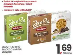 Interspar BISCOTTI ZEROPIÙ BALOCCO VARI TIPI offerta