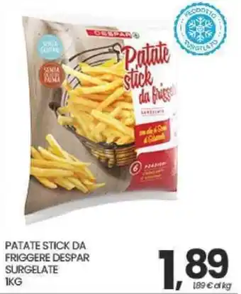 Interspar Patate stick da friggere Despar offerta