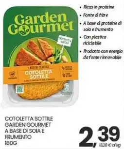 Interspar COTOLETTA SOTTILE GARDEN GOURMET offerta